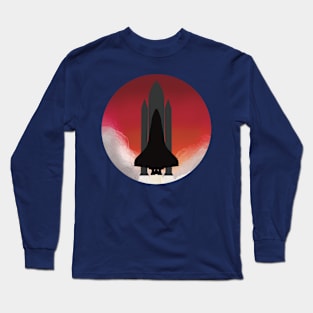 Retro space shuttle Long Sleeve T-Shirt